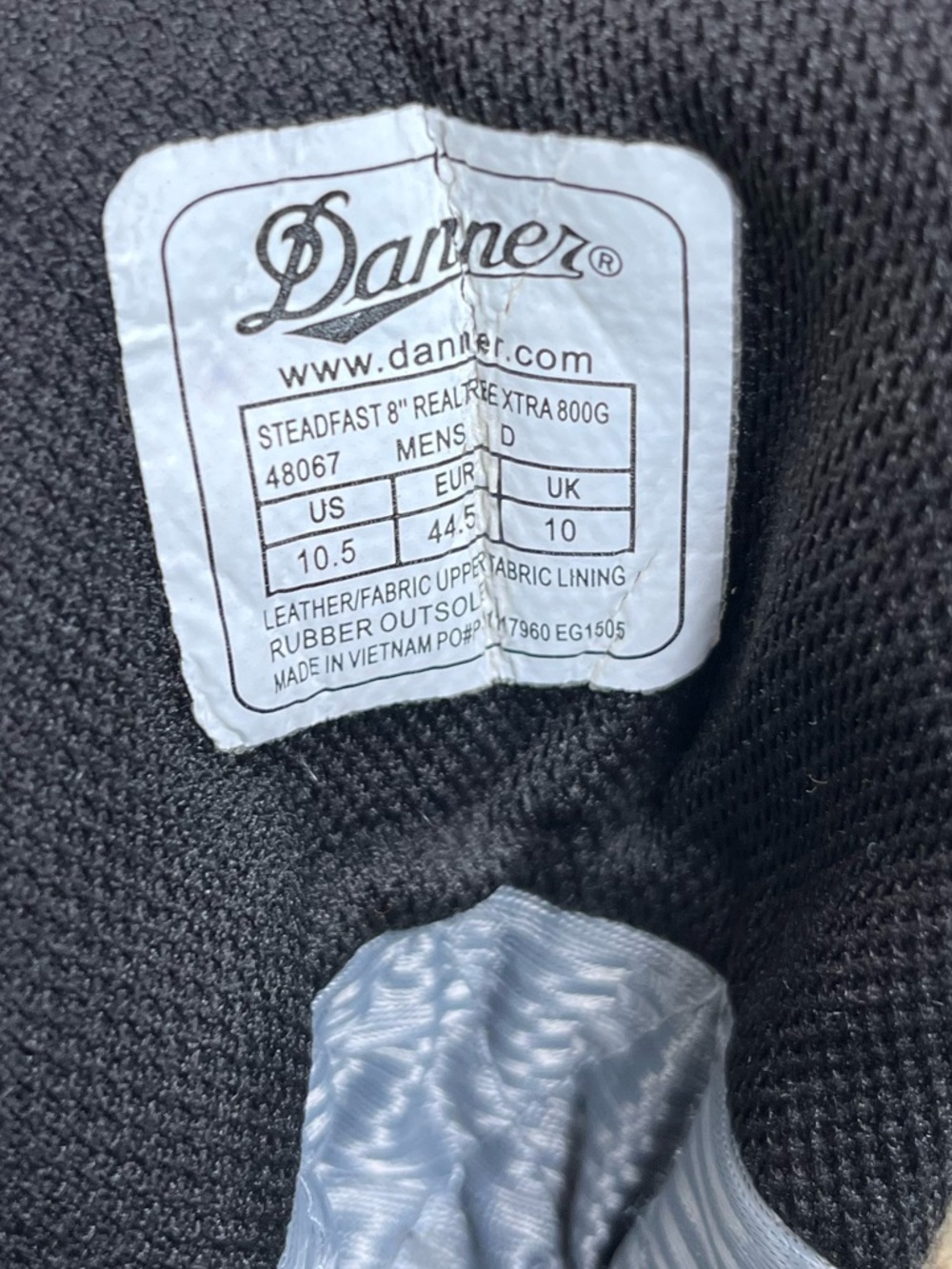 Danner Men’s Steadfast Hunting Boots 8" Realtree Xtra Waterproof 48067 Size 10.5 - Picture 9 of 9